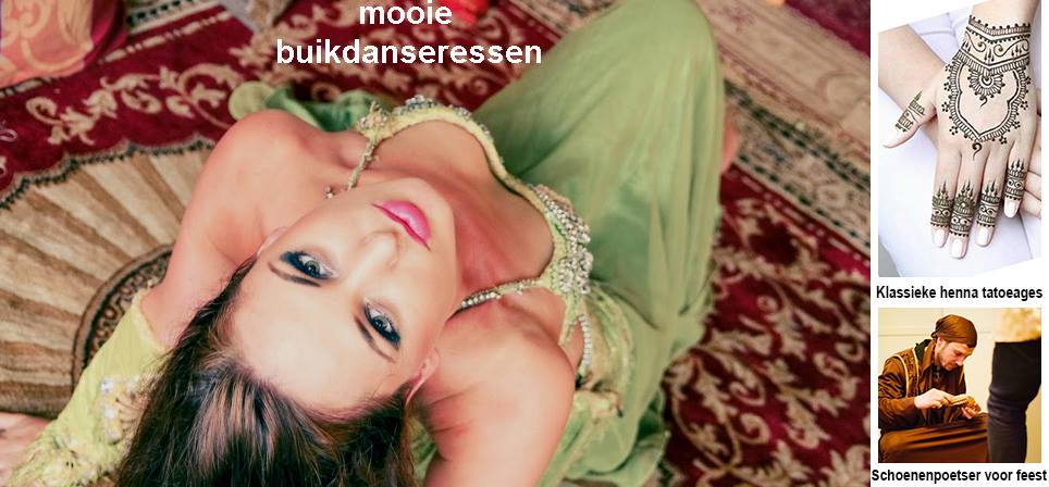 Buikdanseressen en buikdansshows